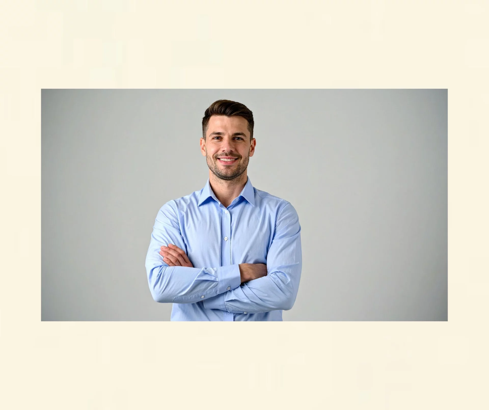 Hypnose Winterthur – selbstbewusster Mann als Symbol für innere Stärke und Klarheit