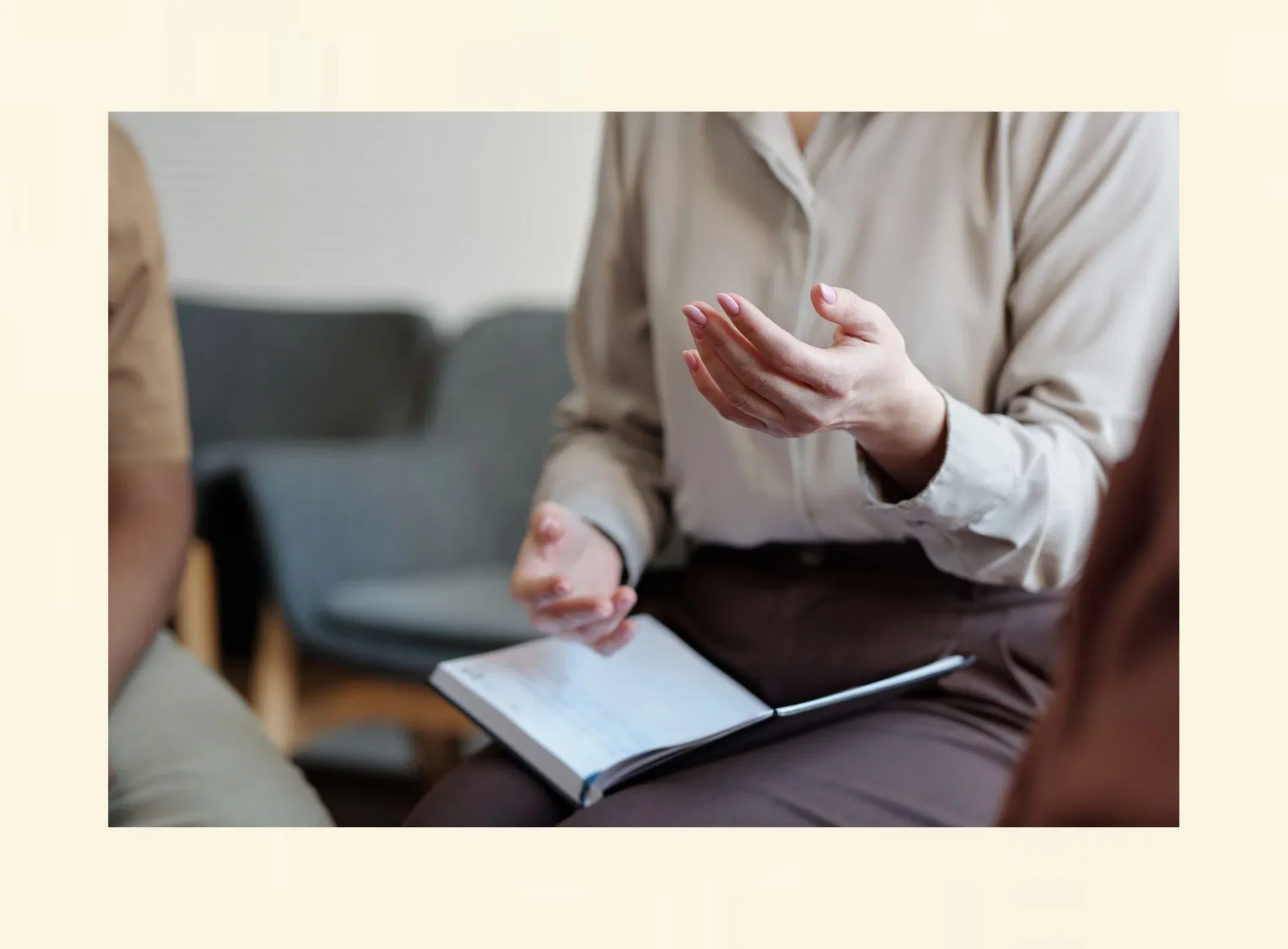 Ruhige Therapiesituation in der medizinischen Hypnose in Frauenfeld