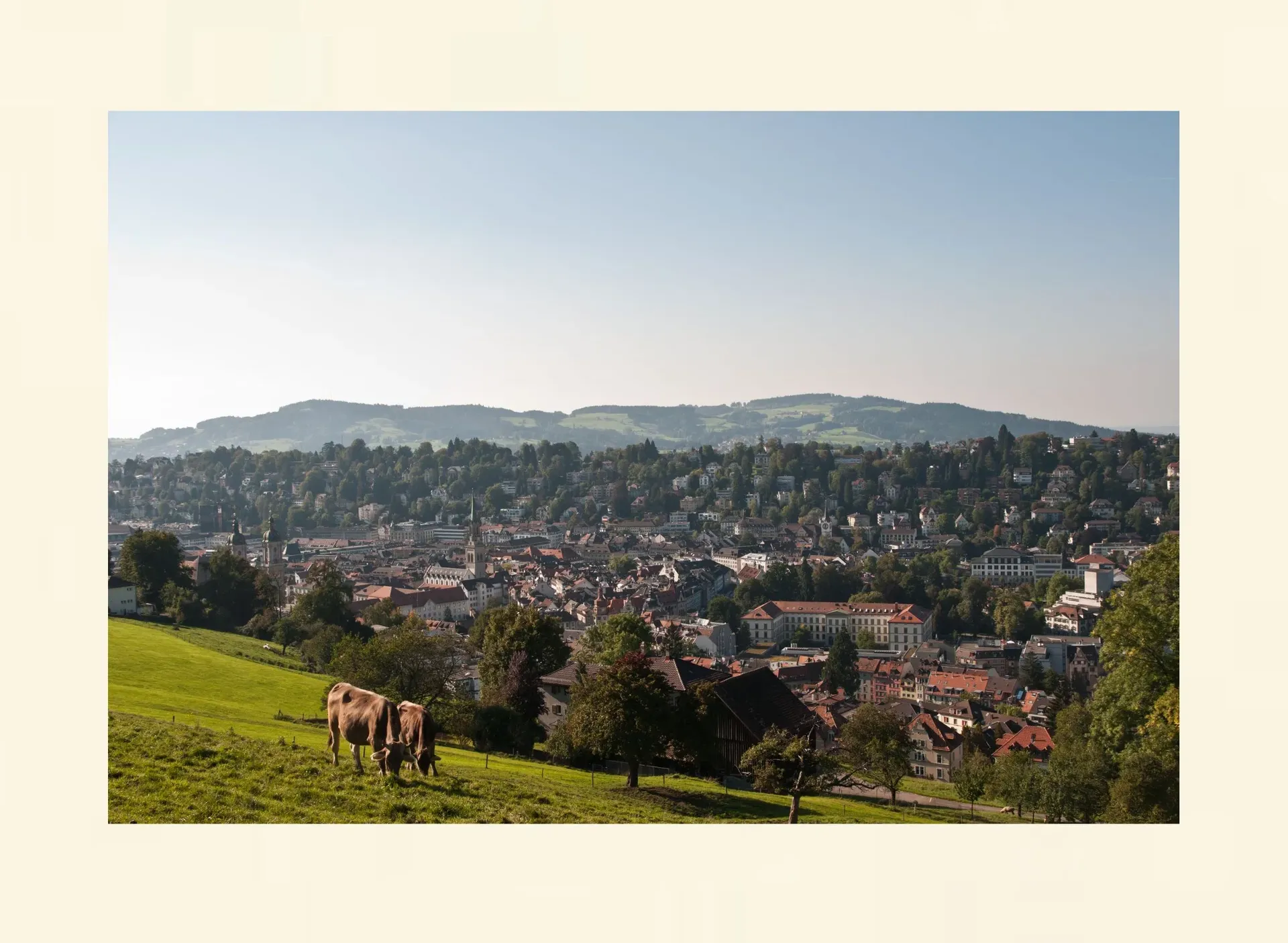 Stadt St. Gallen als Symbol für die regionale Nähe zur Hypnosetherapie