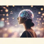 Symbolbild einer Frau mit Darstellung des Gehirns zur Erklärung emotionaler Trigger